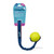 Coachi Tuggi Ball Toy for Dogs - Navy, Coral & Lime