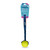 Coachi Tuggi Ball Toy for Dogs - Navy, Coral & Lime