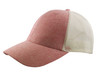 Heather Pink - CM6040 Heather Colour Twill with Mesh Back Cap | Toque.ca