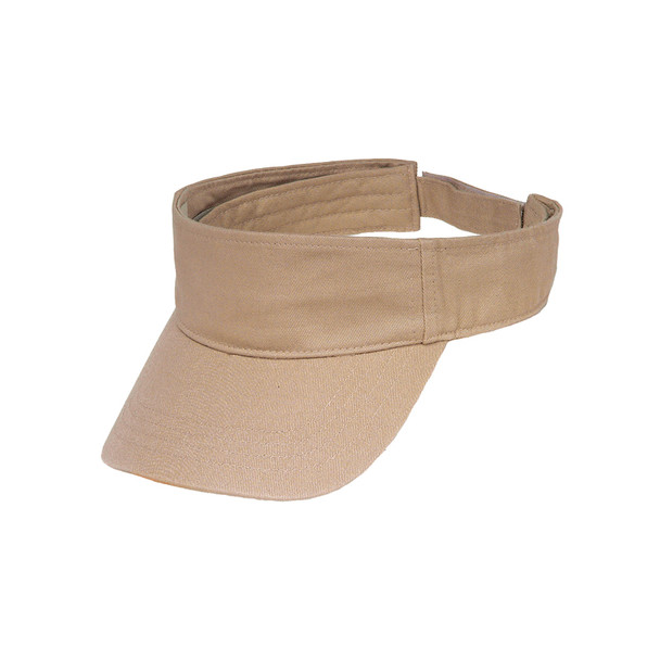 OC6100 100% Certified Organic Cotton Visor | Toque.ca