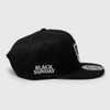 Skull Icon Snap Back Hat - BLACK