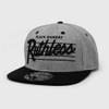 Ruthless Chain Snap Back Hat - Grey Heather