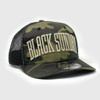 Black Sunday, camo, trucker hat, snapback hat, raiders, raider nation, raiders hat, raider hat, raider nation hat, Vegas, Las Vegas hat, sin city, black Sunday hat