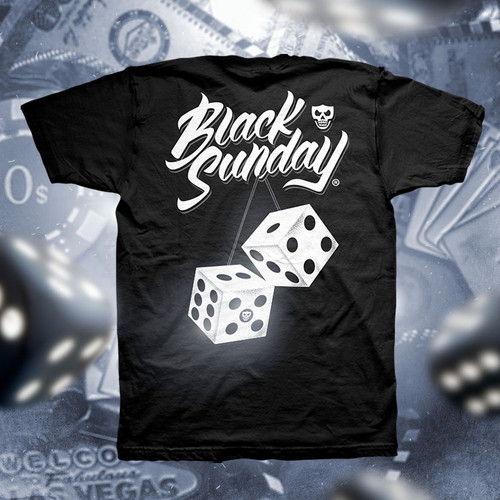 dice, pair of dice, black Sunday, black Sunday shirt, raiders, raider shirt, raider nation, raider nation shirt, Vegas, Vegas shirt