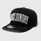 Black Sunday Hat, black Sunday, black Sunday snapback hat, snapback hat, raiders, raider nation, raiders hat, raider nation hat