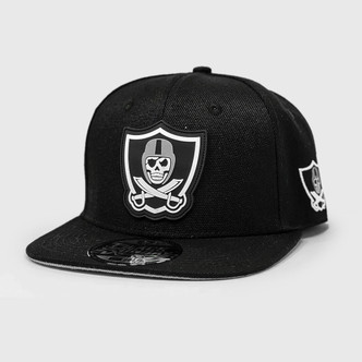 Skull Icon Snap Back Hat | Black Sunday