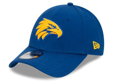 West Coast Eagles New Era 9Forty Cap Royal/Gold