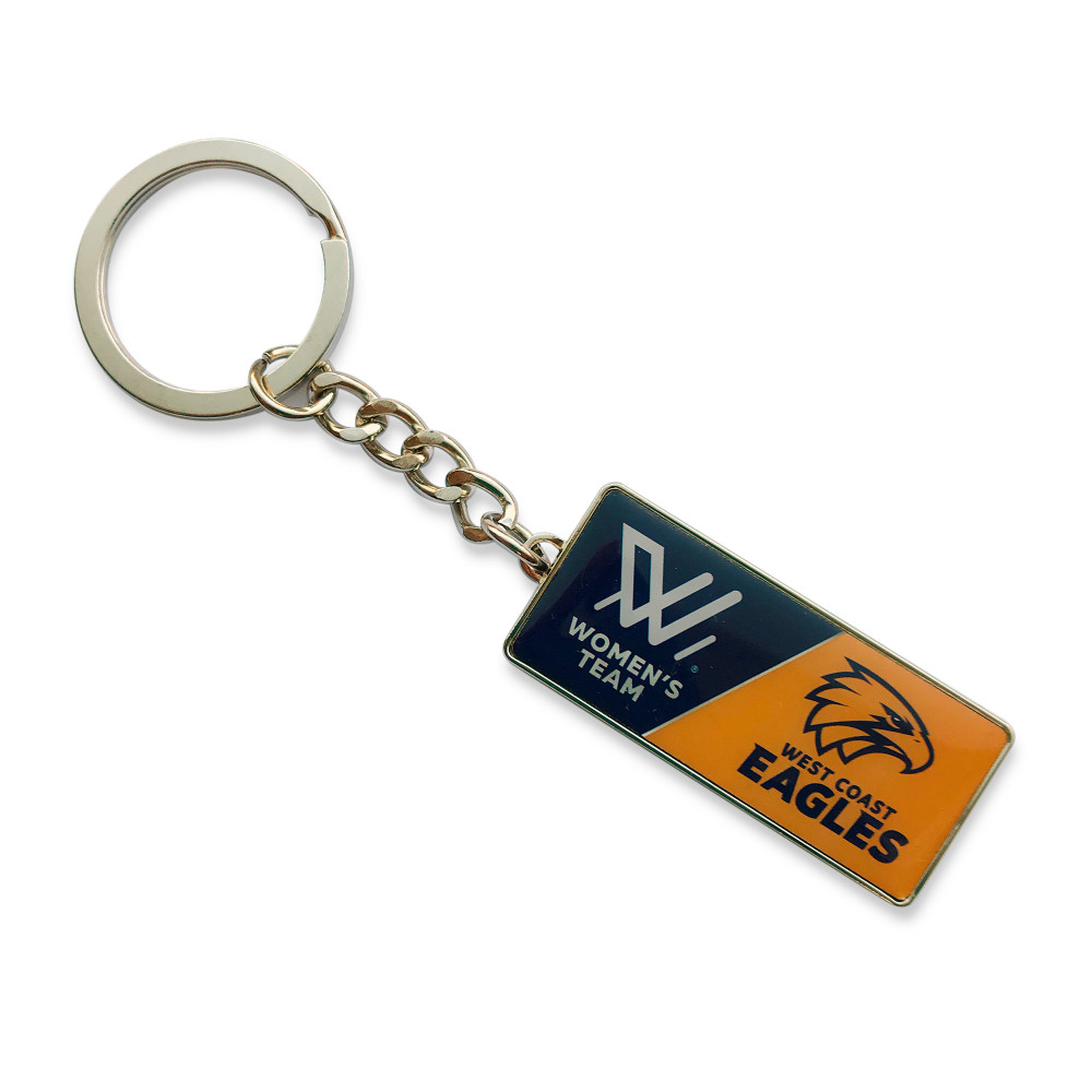 West Coast Eagles AFLW Logo Keyring (S7)