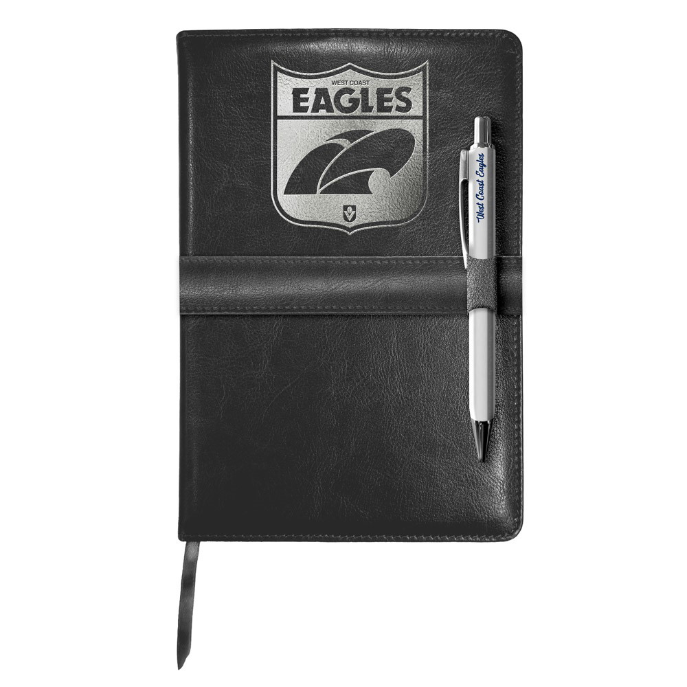 West Coast Eagles Heritage Notebook and Pen Set 2pc