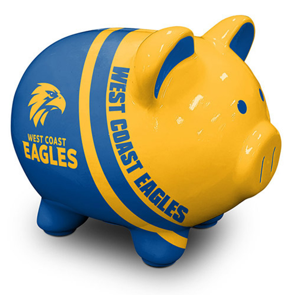 West Coast Eagles Piggy Money Box