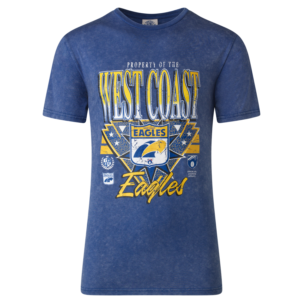 West Coast Eagles Men's 90s Graphic Tee (S22)