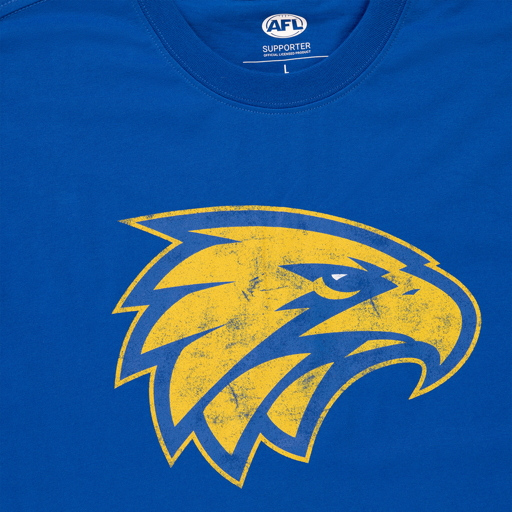 West Coast Eagles Adult Core Logo Tee (W23)