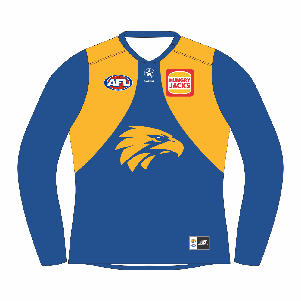 West Coast Eagles New Balance Adult Home Guernsey Long Sleeve (2024)