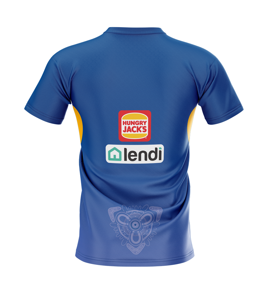 West Coast Eagles Youth New Balance First Nations Training Tee (2023)