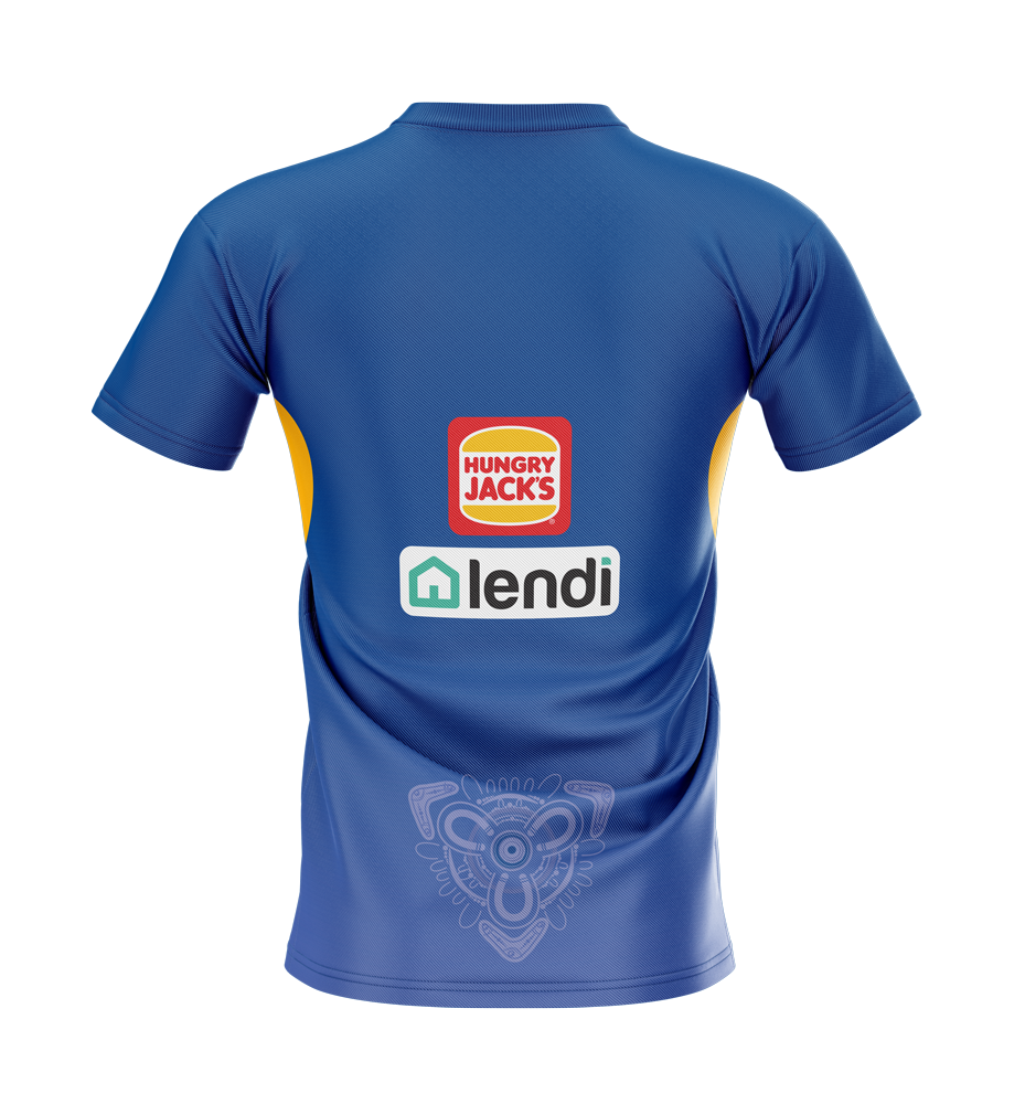West Coast Eagles Men's New Balance First Nations Training Tee (2023)