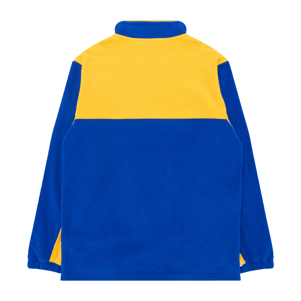 West Coast Eagles Quarter Zip Polar Fleece Royal/Gold (W23)