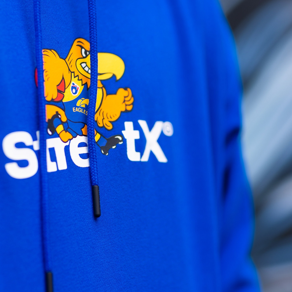 West Coast Eagles x StreetX Adult Hoody Royal (W23)