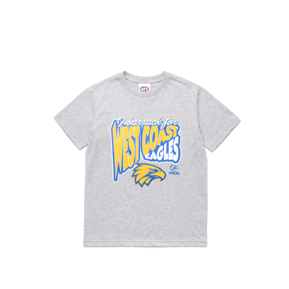 West Coast Eagles Youth Footy Colours Tee (W23)