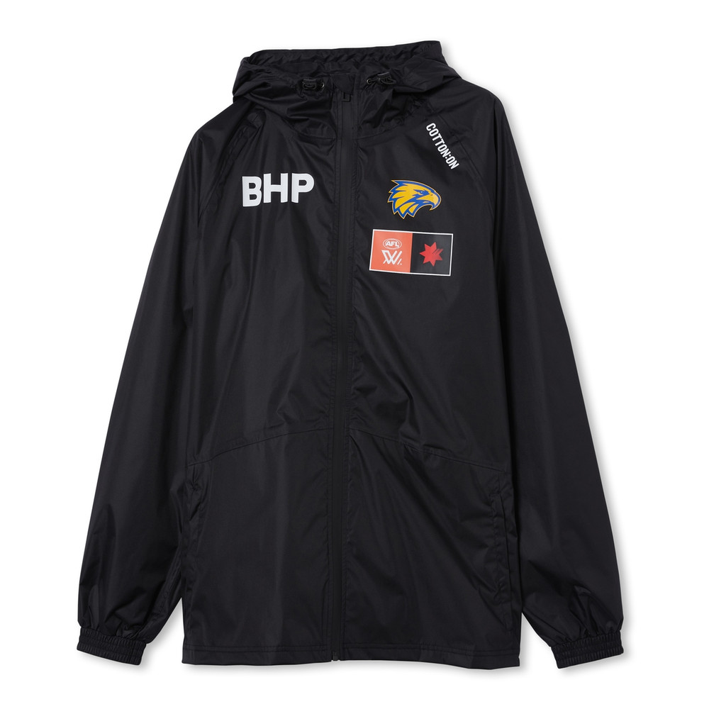 West Coast Eagles Cotton On AFLW Unisex Wet Weather Jacket (2023) West Coast Eagles Cotton On AFLW Unisex Wet Weather Jacket (2023)