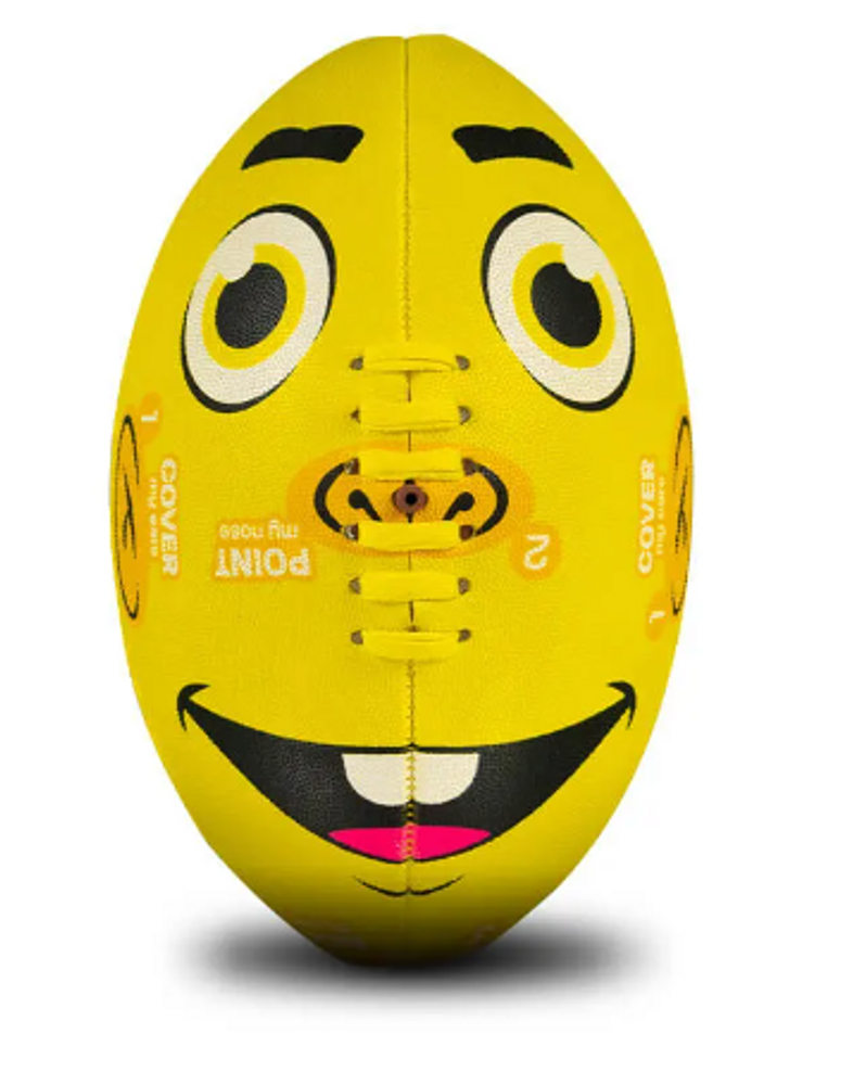 Sherrin Face Footy Yellow Size 1 (Unboxed)