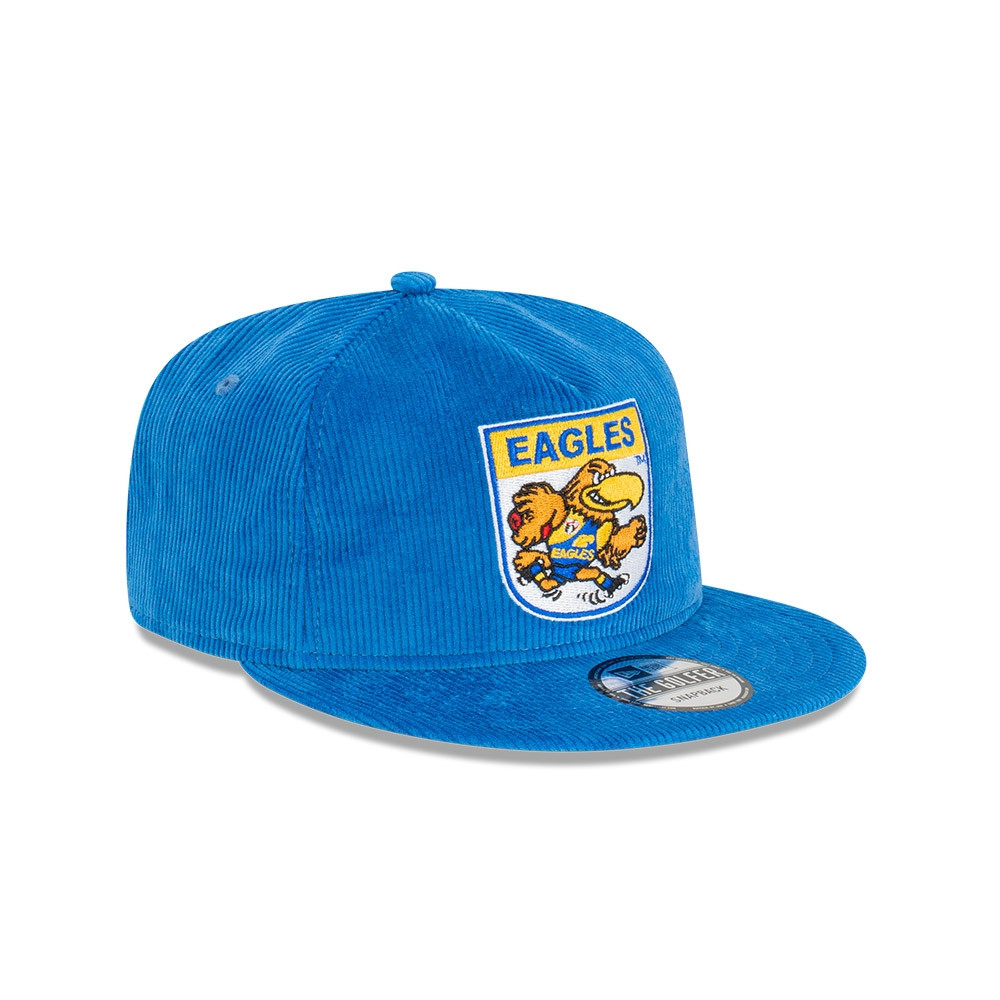 West Coast Eagles New Era Mascot Cord Golfer Cap Royal