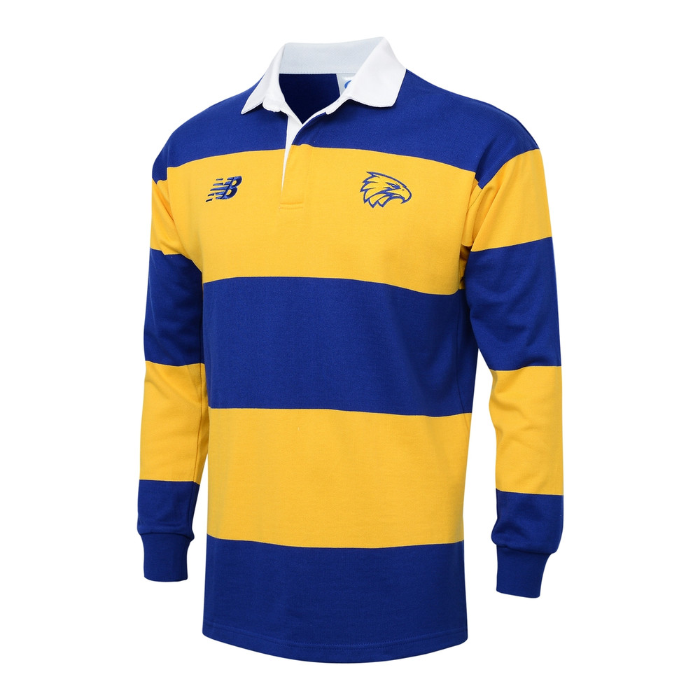 West Coast Eagles New Balance Rugby Top Royal/Gold (2024)