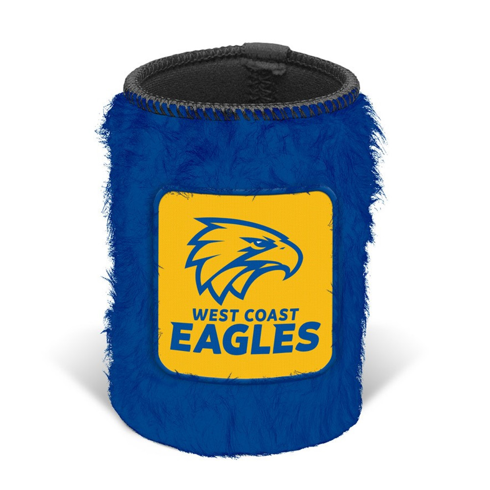 West Coast Eagles Fluffy Can Cooler (2024)