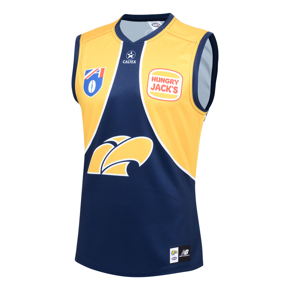 West Coast Eagles New Balance Youth Gather Round Guernsey (2024) West