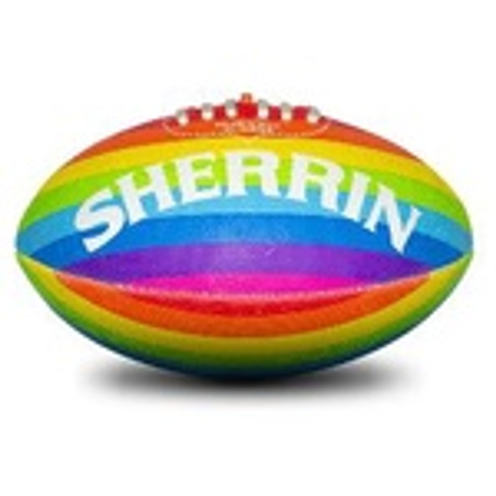 Sherrin All Surface Rainbow Football (2024)