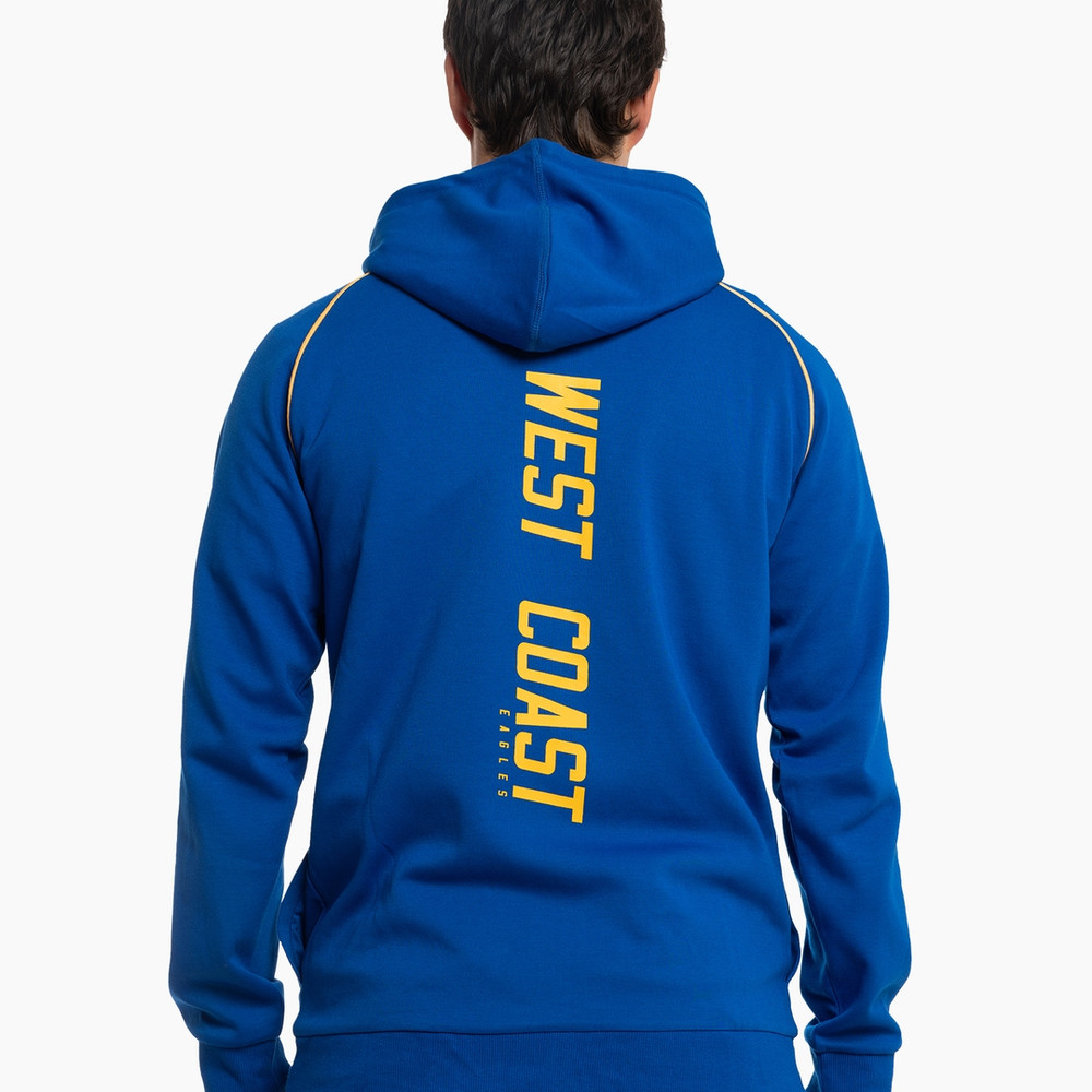 West Coast Eagles Adult Active Full Zip Hoody Royal (2024)