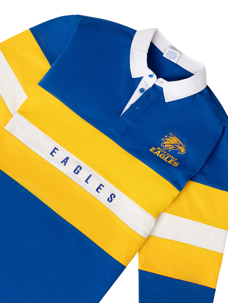 West Coast Eagles Adult Paneled Rugby Top (2025)