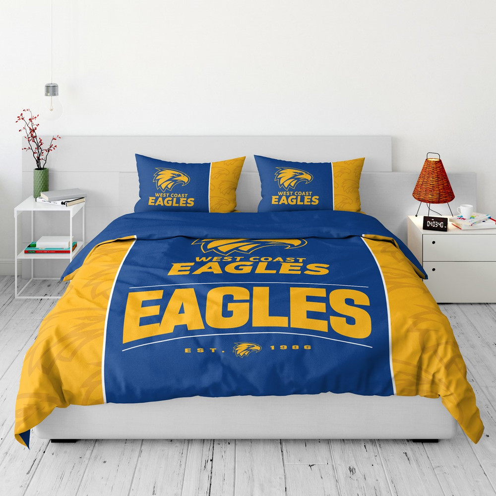 West Coast Eagles Quilt Cover King (2025)