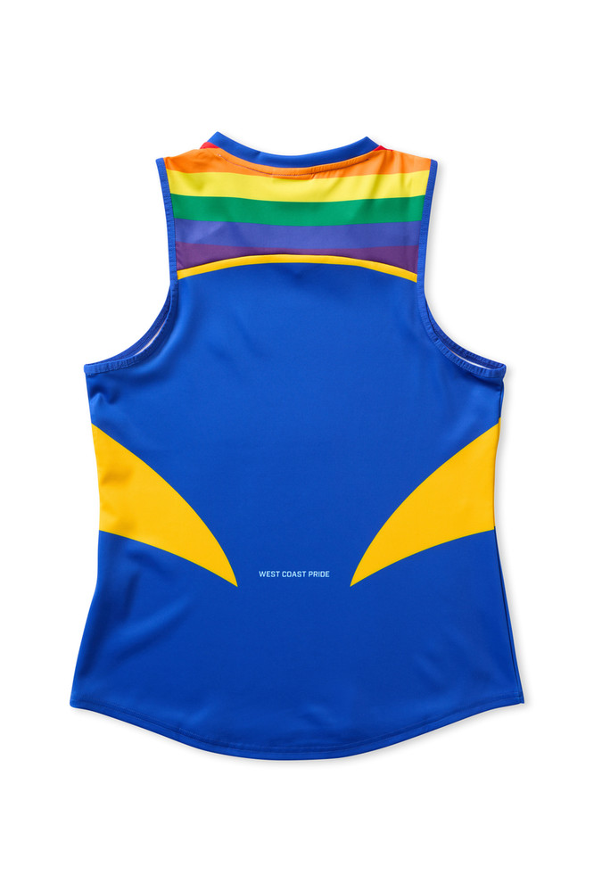 West Coast Eagles AFLW Cotton On Pride Guernsey (2025) (Updating)