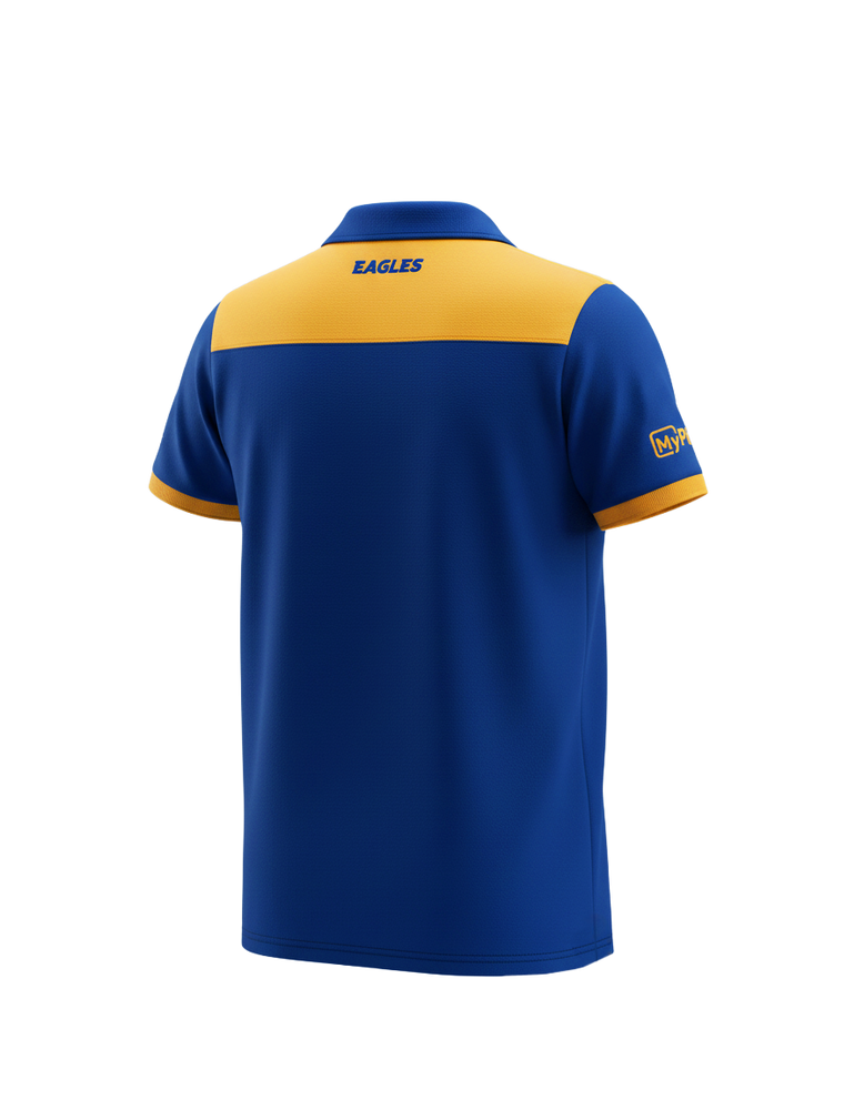 West Coast Eagles New Balance Women's Media Polo Royal (2026)