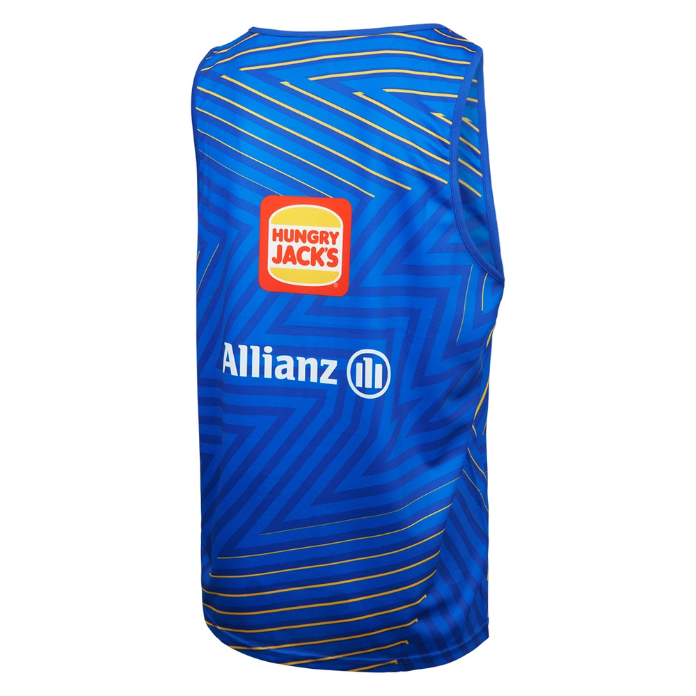 West Coast Eagles New Balance Youth Training Singlet (2026)