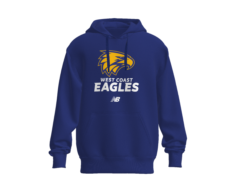 West Coast Eagles New Balance Men's Royal Hoodie (2026)