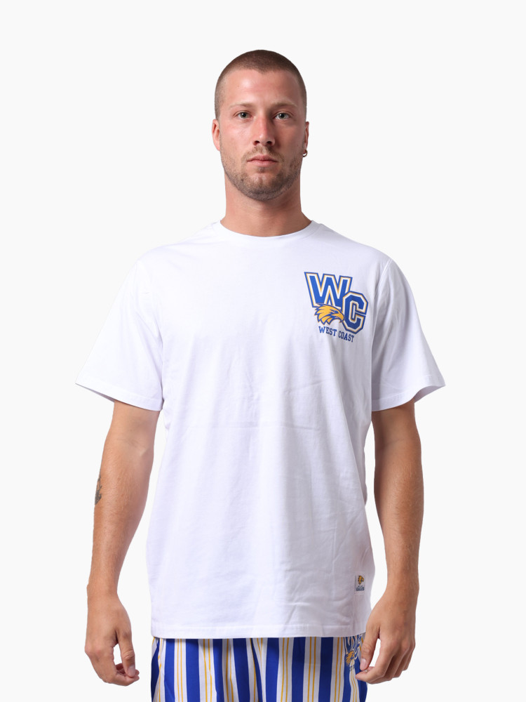 West Coast Eagles Adult Stripe Pyjama (2026)