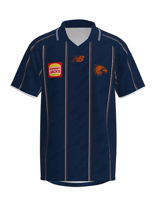 West Coast Eagles New Balance Adult Gather Round Jersey Ochre (2026)