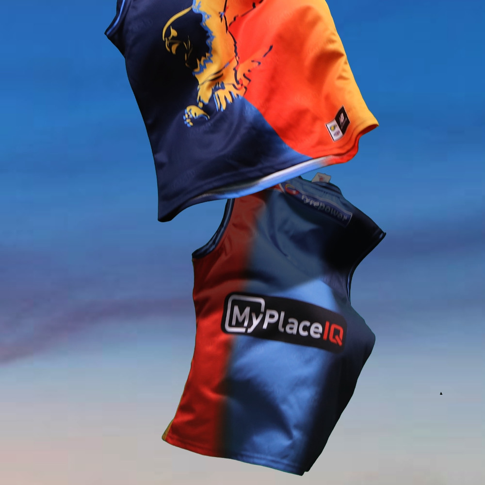 West Coast Eagles New Balance Adult Short Sleeve Gather Round Guernsey Ochre (2026) PRE-ORDER