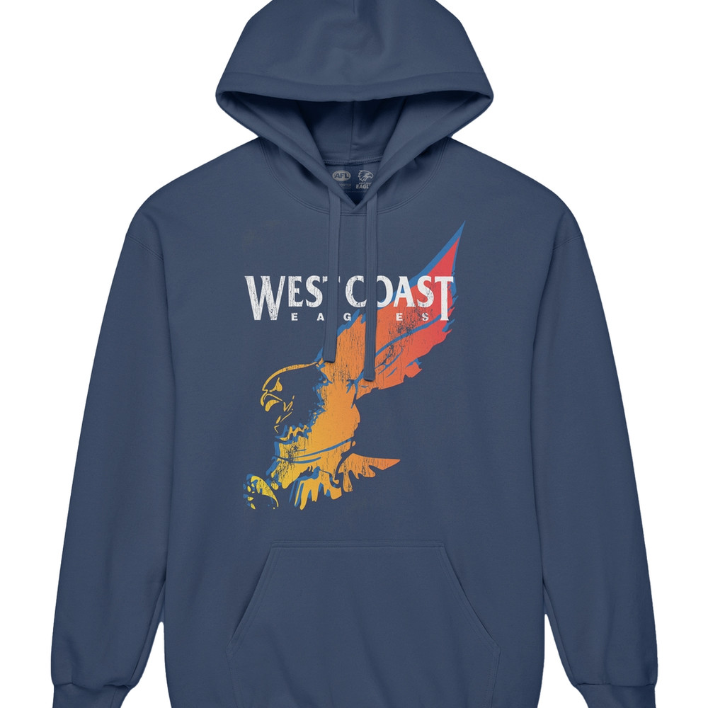 West Coast Eagles Adult Gather Round Hoodie – Ochre (2026)