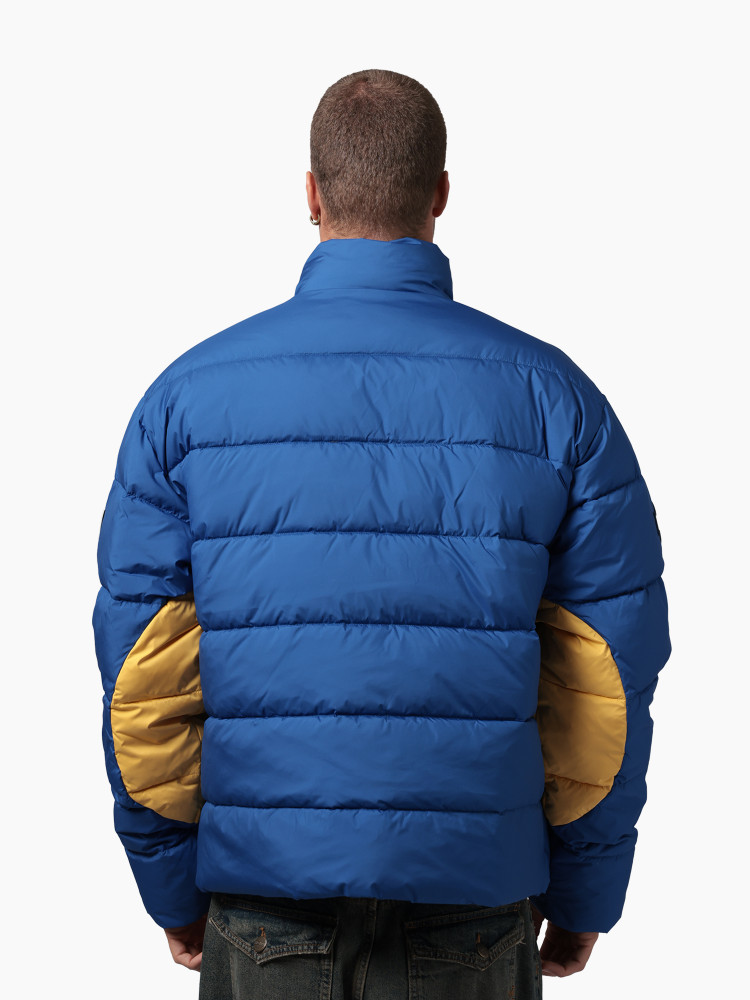 West Coast Eagles Mitchell & Ness Adult Paneled Puffer Jacket Royal (2026)