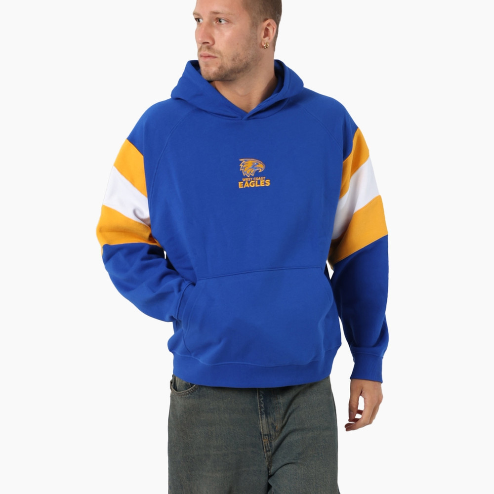 West Coast Eagles Adult Box Fit Spliced Hoodie (2026)