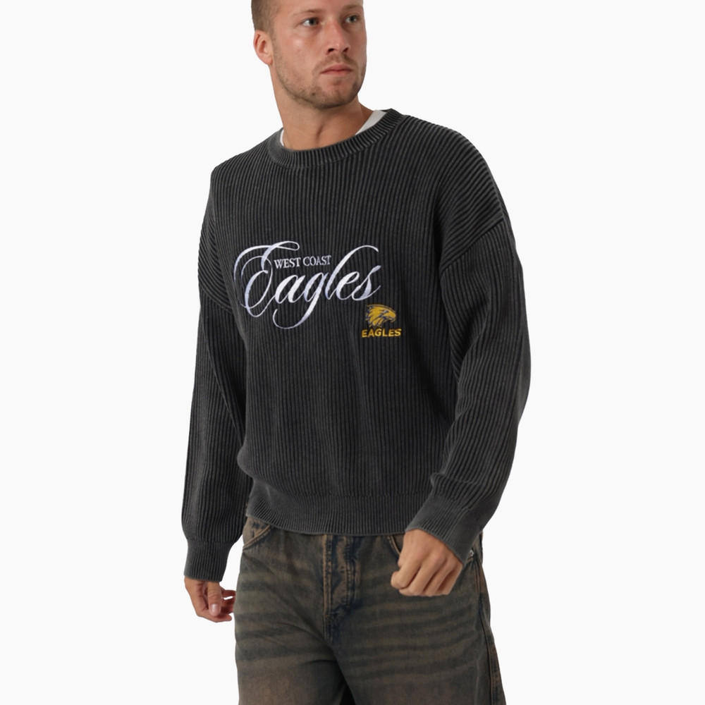 West Coast Eagles Adult Cropped Crew Knit (2026)
