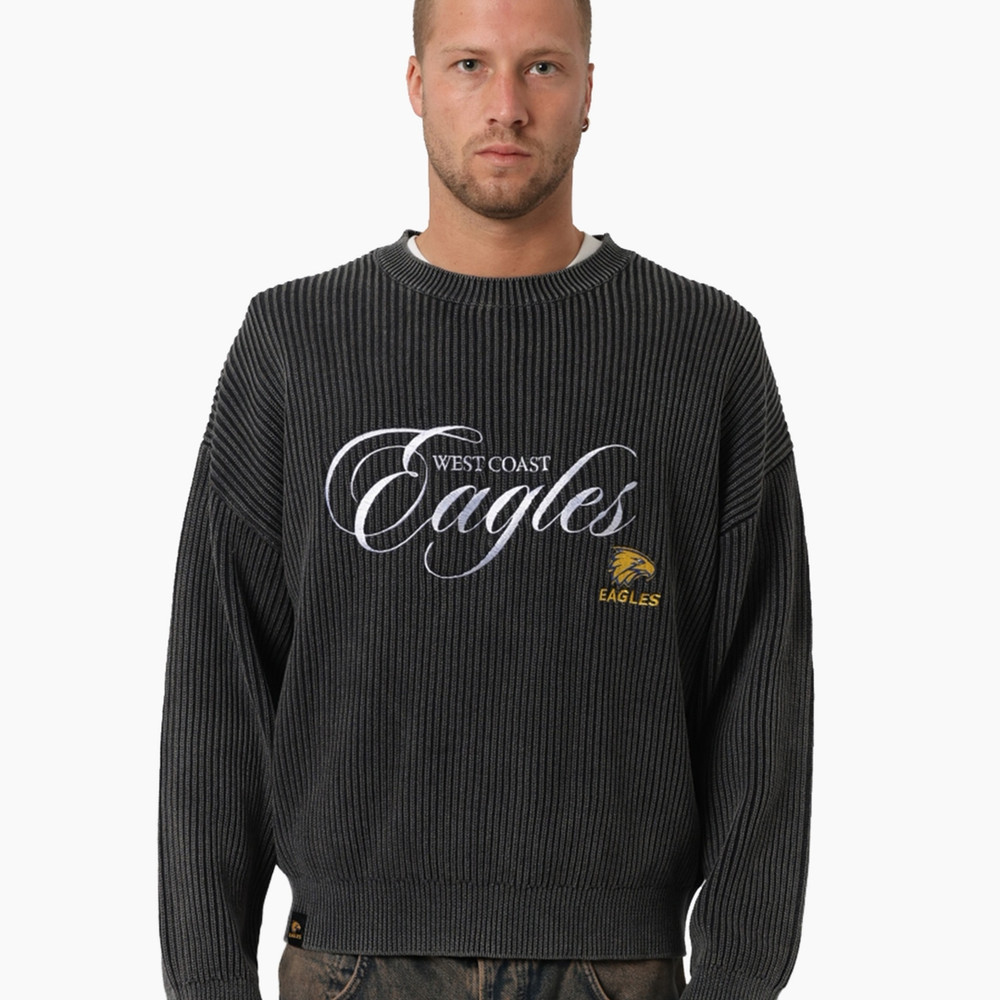 West Coast Eagles Adult Cropped Crew Knit (2026)