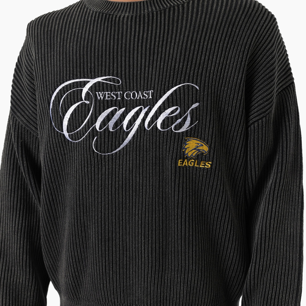 West Coast Eagles Adult Cropped Crew Knit (2026)
