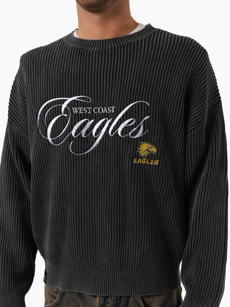 West Coast Eagles Adult Cropped Crew Knit (2026)
