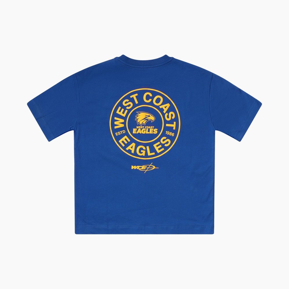West Coast Eagles Youth Lifestyle Vintage Tee Royal (2026)