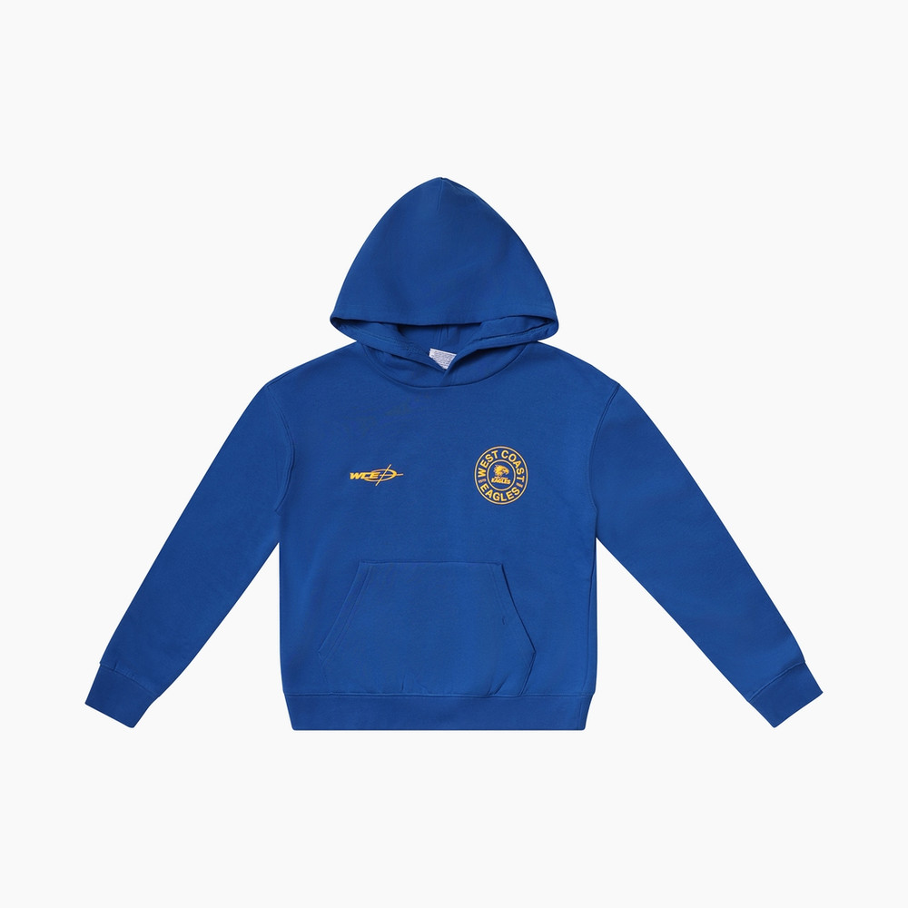 West Coast Eagles Youth Box Fit Hoodie Royal (2026)
