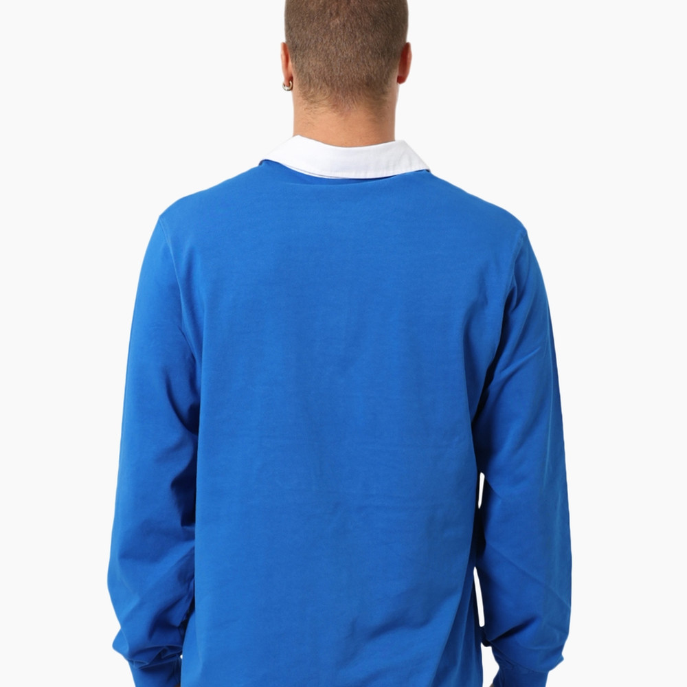 West Coast Eagles Adult Long Sleeve Polo Royal (2026)