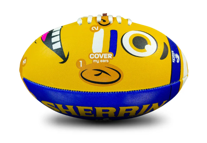 West Coast Eagles Sherrin Face Footy Size 2